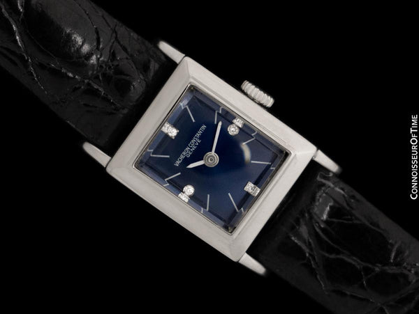 1950's Vacheron & Constantin Ladies Vintage Watch, Ref. 6597 - 18K White Gold & Diamonds