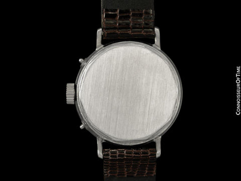 1940's Movado Vintage Triple Calendar Mens Stainless Steel Watch - The Calendograph
