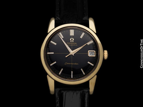 1961 Omega Seamaster Mens Vintage Automatic Cal. 562 Watch - 14K Gold Shell & Stainless Steel
