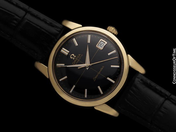 1961 Omega Seamaster Mens Vintage Automatic Cal. 562 Watch - 14K Gold Shell & Stainless Steel