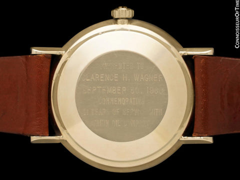 1966 Omega Seamaster De Ville Vintage Automatic Mens "Union Oil" Watch - 14K Gold