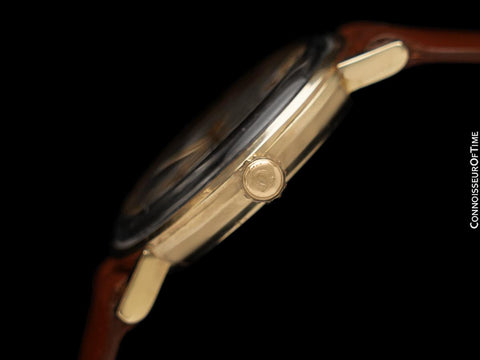 1966 Omega Seamaster De Ville Vintage Automatic Mens "Union Oil" Watch - 14K Gold