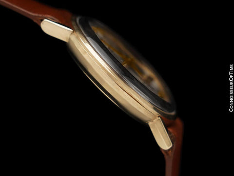 1966 Omega Seamaster De Ville Vintage Automatic Mens "Union Oil" Watch - 14K Gold