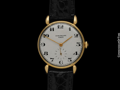 1940's Patek Philippe Vintage Mens Midsize Watch, Ref. 1461 - 18K Gold
