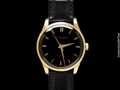 1963 IWC Vintage Mens Watch, Cal. 853 Automatic - 18K Gold Plated