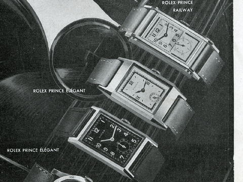 1946 Rolex Vintage Mens "Prince Elegante" Dress Watch - 14K Gold