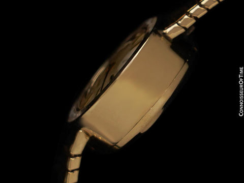 1970's Rolex Vintage Ladies Bracelet Dress Watch - 14K Gold