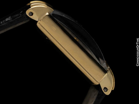 1950's Patek Philippe Vintage Mens Handwound Special Lugs Watch - 18K Gold