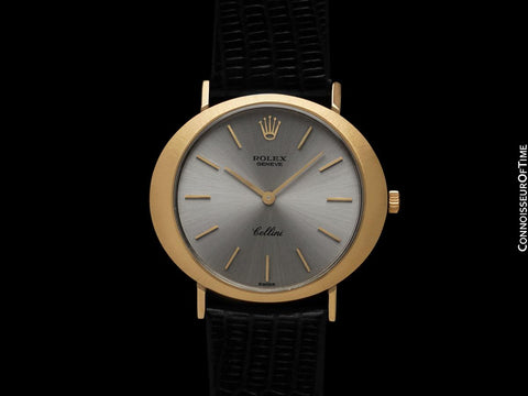 1971 Rolex Cellini Vintage Mens Handwound Ref. 3768 Watch - 18K Gold