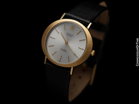 1971 Rolex Cellini Vintage Mens Handwound Ref. 3768 Watch - 18K Gold