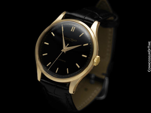 1961 IWC Vintage Mens Watch, Cal. 853 Automatic - 18K Gold Plated