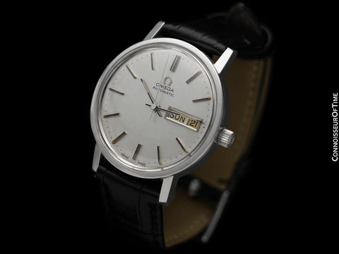 1972 Omega Seamaster Mens Watch, Automatic, Quick-Set Day & Date - Stainless Steel