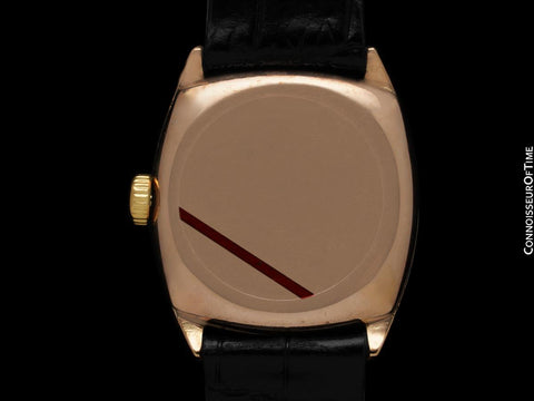 1928 Rolex Art Deco Vintage Mens Midsize Art Deco Watch - 9K Rose Gold