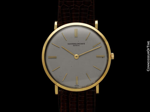 1960 Vacheron & Constantin Patrimony "Extra-Flat" Vintage Mens Watch - 18K Gold with Boxes & Tag