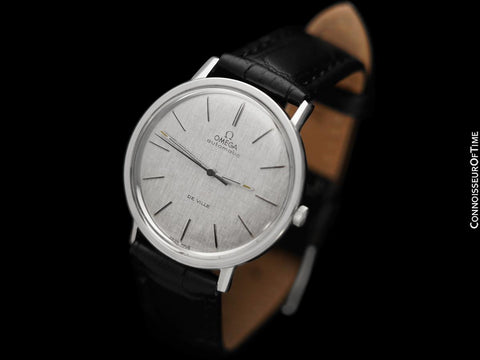 1968 Omega Vintage De Ville Mens Full Size Automatic Watch - Stainless Steel