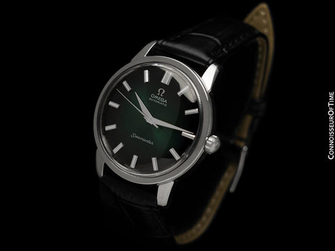 1961 Omega Seamaster Mens "Jumbo" Vintage Watch with Green Dial, Automatic - Stainless Steel