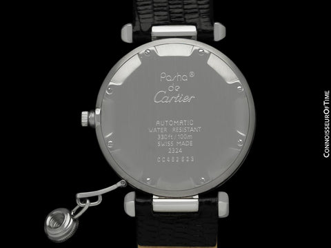 Cartier Pasha C 35MM Ref. 2324 Mens Midsize Unisex Watch, Automatic, Date - Stainless Steel