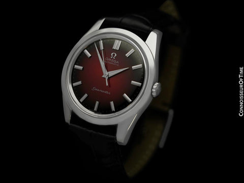 1962 Omega Seamaster Vintage Mens Automatic Cal. 552 Wine Vignette Dial Watch - Stainless Steel