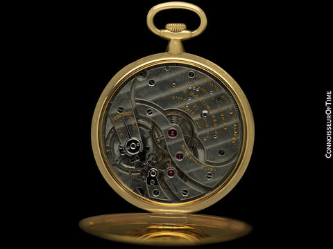 1912 Patek Philippe Shreve & Co. & Antique Mens 44mm Pocket Watch - 18K Gold