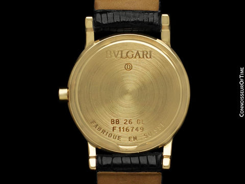 Bvlgari Bvlgari (Bulgari) Ladies Quartz Watch, BB 26 GL - 18K Gold