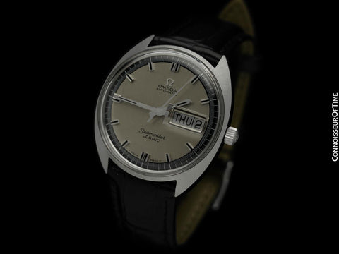 1960's Omega Seamaster Cosmic Vintage Mens Day Date Watch - Stainless Steel