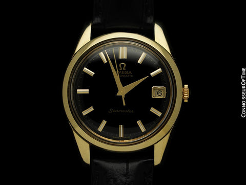 1962 Omega Seamaster Mens Vintage Automatic Cal. 562 Watch - 14K Gold Shell & Stainless Steel