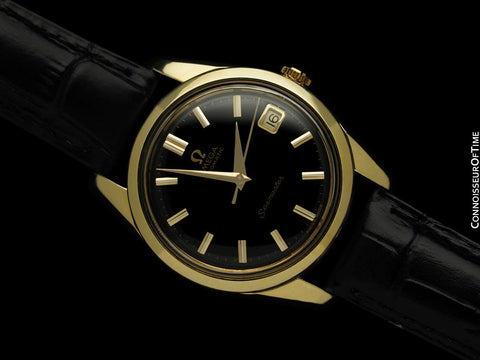 1962 Omega Seamaster Mens Vintage Automatic Cal. 562 Watch - 14K Gold Shell & Stainless Steel