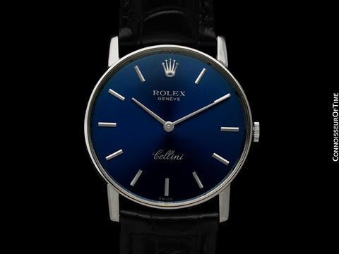 1970 Rolex Cellini Vintage Mens Handwound Ref. 3833 Watch - 18K White Gold