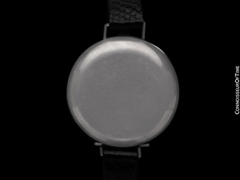 1910's Heuer Vintage Large Mens Sporting / Aviator's Single Button Chronograph - Sterling Silver
