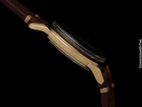 1955 Jaeger-LeCoultre Memovox Vintage Mens Reveil Wrist Alarm - 10K Gold Filled