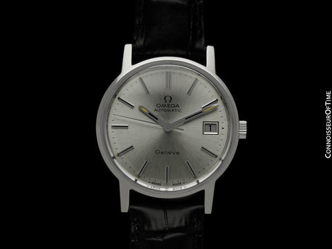 1973 Omega Geneve Vintage Mens Automatic Watch - Stainless Steel