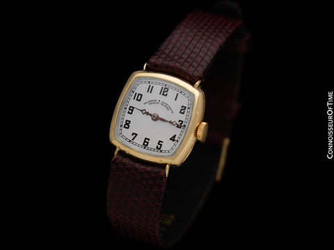 1928 Vacheron & Constantin Vintage Ladies Art Deco Watch - 18K Gold