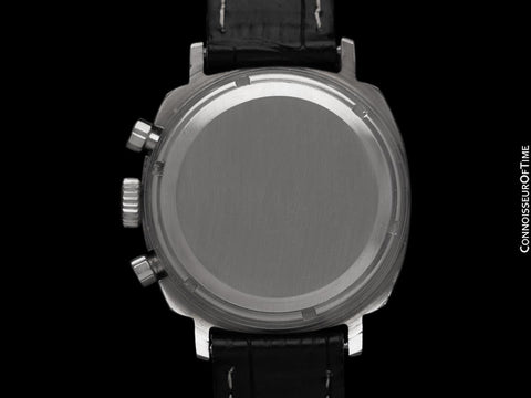 1968 Heuer For Benrus Camaro 73343T Chronograph Vintage Mens Racing Watch - Stainless Steel