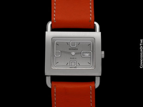 Hermes Barenia Ladies Quartz Watch with Stirrup Case - Stainless Steel