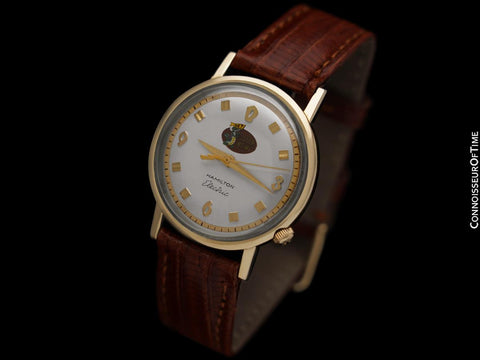 1967 Hamilton Electric Nautilus Vintage Mens 10K Gold Filled Watch - Made For The 1967 Gator Bowl Penn State vs. Florida State