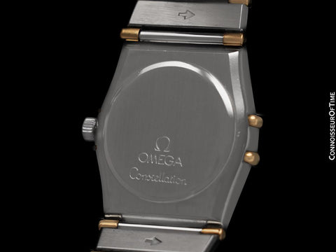 Omega Ladies Constellation Manhattan Mini Watch - 18K Gold & Stainless Steel