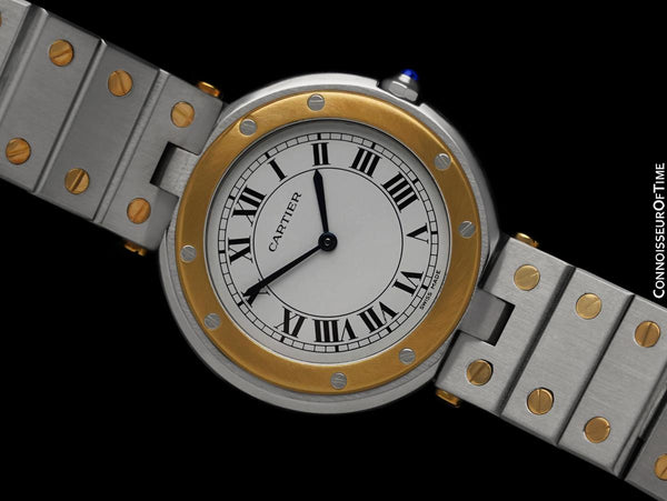 Cartier Santos Vendome Mens Midsize Unisex Watch - Stainless Steel & 18K Gold