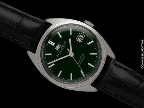 1967 IWC Yacht Club Vintage Large Mens Watch with Forest Green Dial, Cal. 8541 Automatic - Stainless Steel