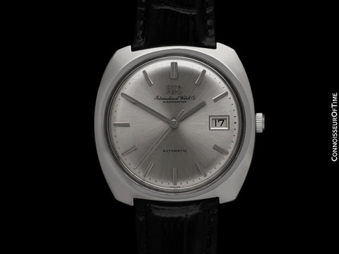 1972 IWC Vintage Mens Full Size Retro Watch, Cal. 8541B Pellaton Automatic - Stainless Steel