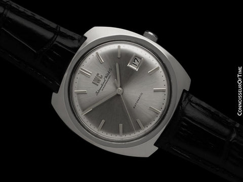 1972 IWC Vintage Mens Full Size Retro Watch, Cal. 8541B Pellaton Automatic - Stainless Steel