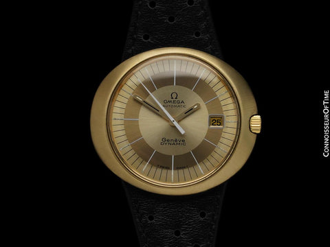 1970 Omega Dynamic Vintage Mens First Generation Cal. 565 Watch - 18K Gold Plated & Stainless Steel