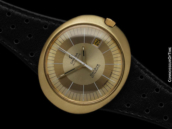 1970 Omega Dynamic Vintage Mens First Generation Cal. 565 Watch - 18K Gold Plated & Stainless Steel