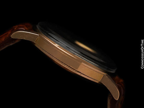 1958 IWC Vintage Cal. 853 Automatic Mens 18K Rose Gold Watch - Original Papers