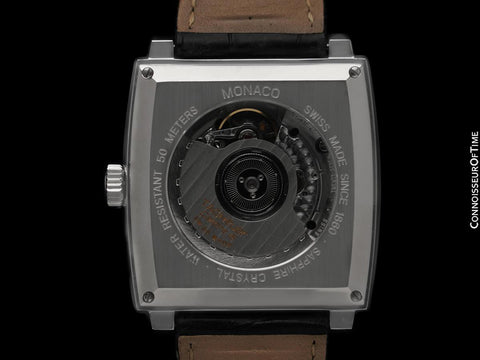 TAG Heuer Monaco Calibre 6 Automatic Chronograph Stainless Steel Ref. WW2110 Mens Watch - Papers & Boxes
