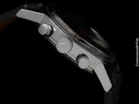 1969 Breitling Top Time Vintage "Jim Clark" Panda Dial Chronograph Watch - Stainless Steel