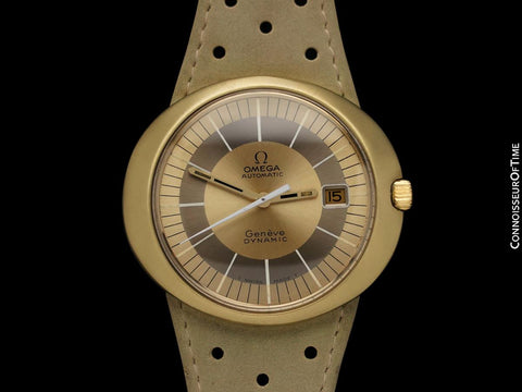 1969 Omega Dynamic Vintage Mens First Generation Cal. 565 Watch - 18K Gold Plated & Stainless Steel