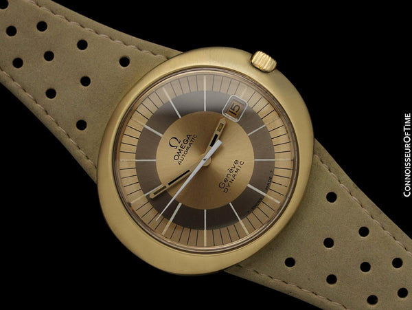 1969 Omega Dynamic Vintage Mens First Generation Cal. 565 Watch - 18K Gold Plated & Stainless Steel