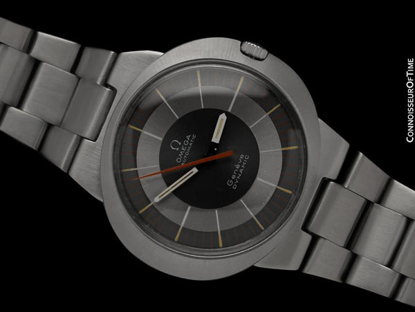1968 Omega Dynamic Vintage Mens Bracelet Watch with Date - Stainless Steel