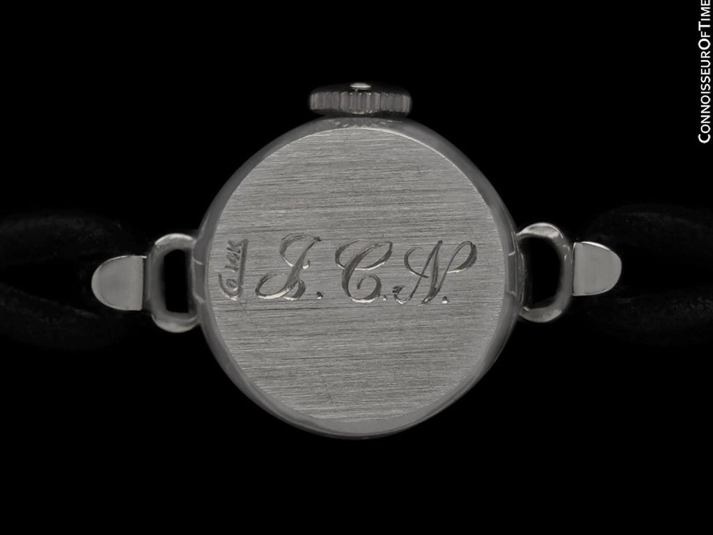 1960's Rolex Ladies 14K White Gold & Diamonds Dress Watch - Original B - Connoisseur of Time 1960's Rolex Ladies 14K White Gold & Diamonds Dress Watch - Original B - Connoisseur of Time