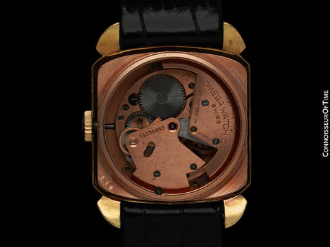 1953 Omega Cioccolatone Vintage Full Size Ref. 3950 Mens Watch – 18K Gold